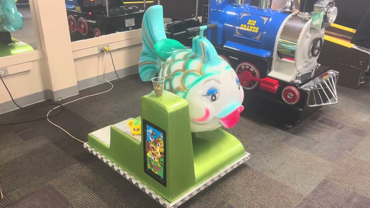 B.B.F. 1994 Fish kiddie ride at fun world (very rare!) (Now gone)