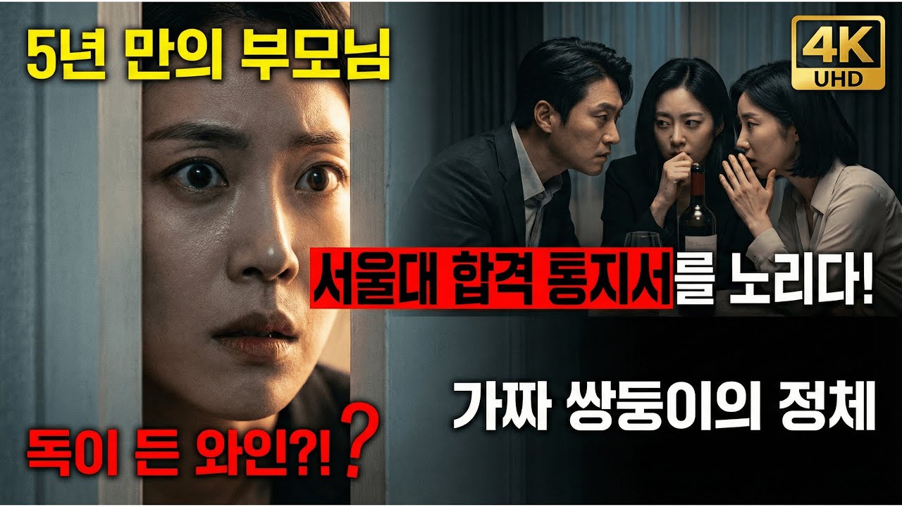 쌍둥이 동생이 내 인생을 훔치려 한 날, 레드와인 속에 숨겨진 비밀