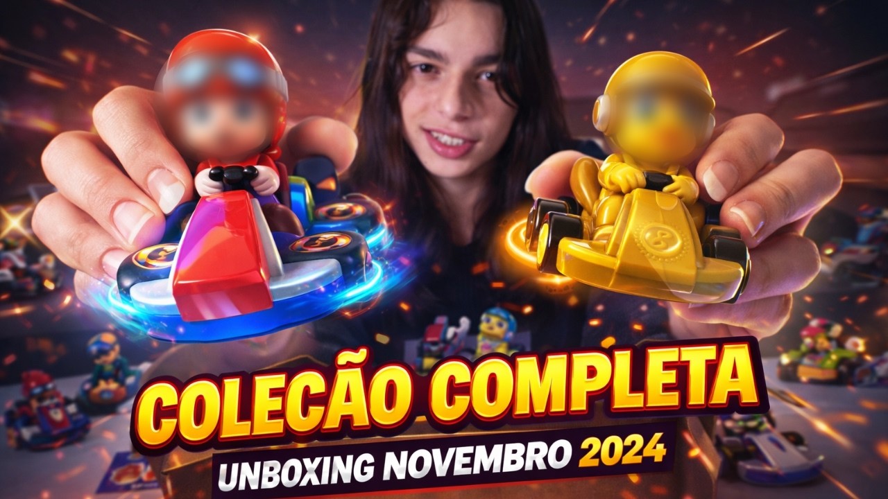 Coleção MARIO KART 8 DELUXE do Mc Donalds - UNBOXING