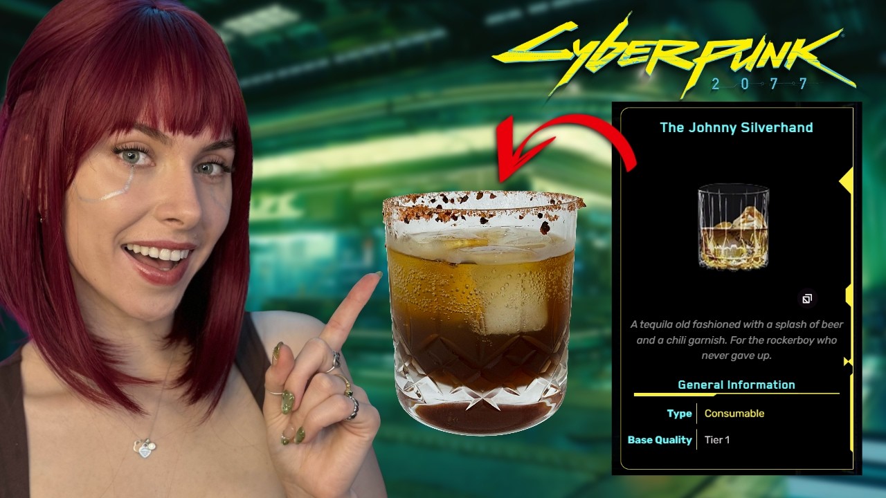 Making Lore Accurate Cyberpunk Cocktails… The Right Way