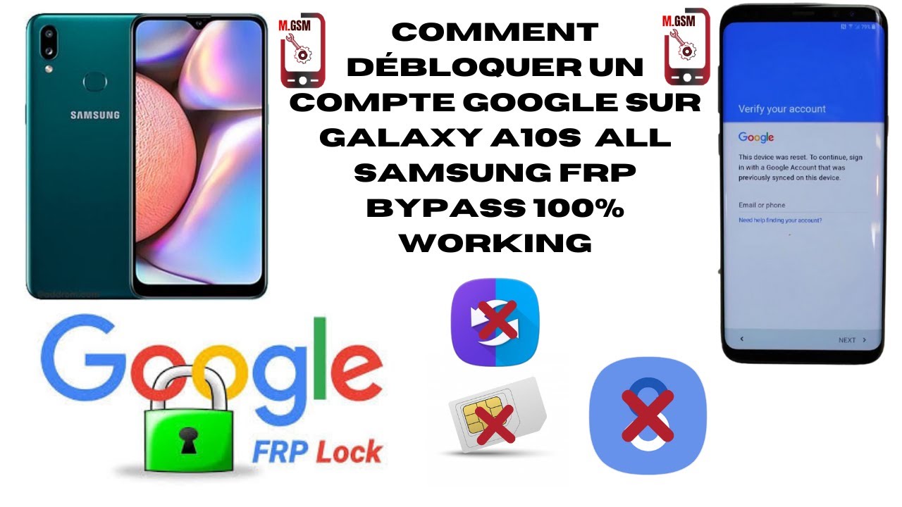 Comment débloquer un compte Google sur Galaxy sm-a107f a10s all Samsung FRP bypass 100% Working