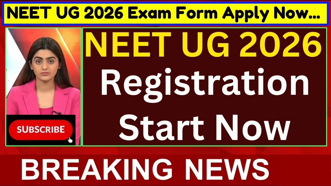 NEET UG 2026 Exam | Application Form Apply Now | Application form | Registration Form | NEET 2026