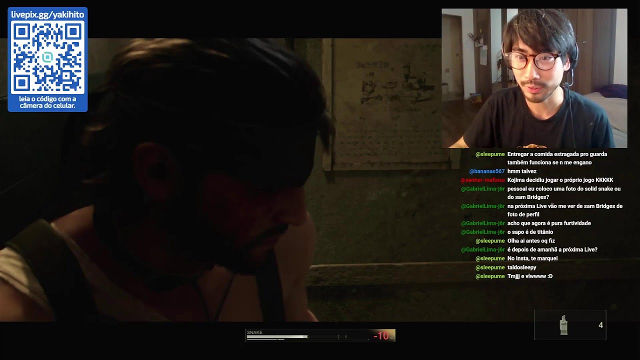 LIVE JOGANDO METAL GEAR SOLID DELTA - PARTE 4
