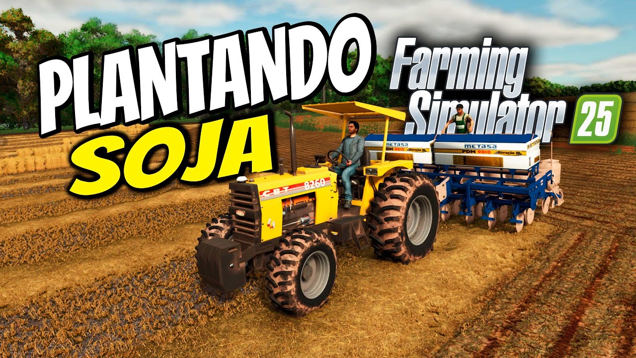 O TROPEIRO PRIMEIRO PLANTIO DA SOJA FARMING SIMULATOR 25 #paraná #tropeiro #tropa