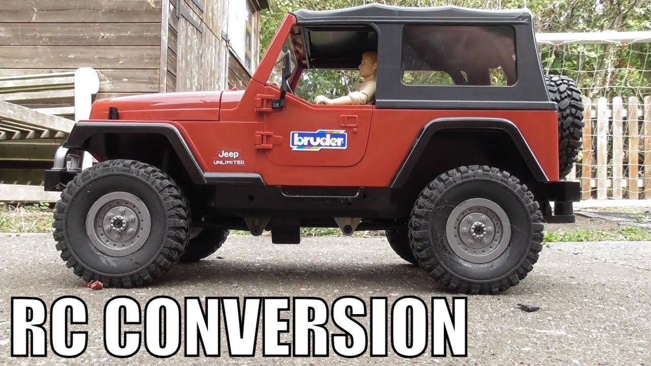 Bruder Jeep Wrangler TJ RC conversion 02520