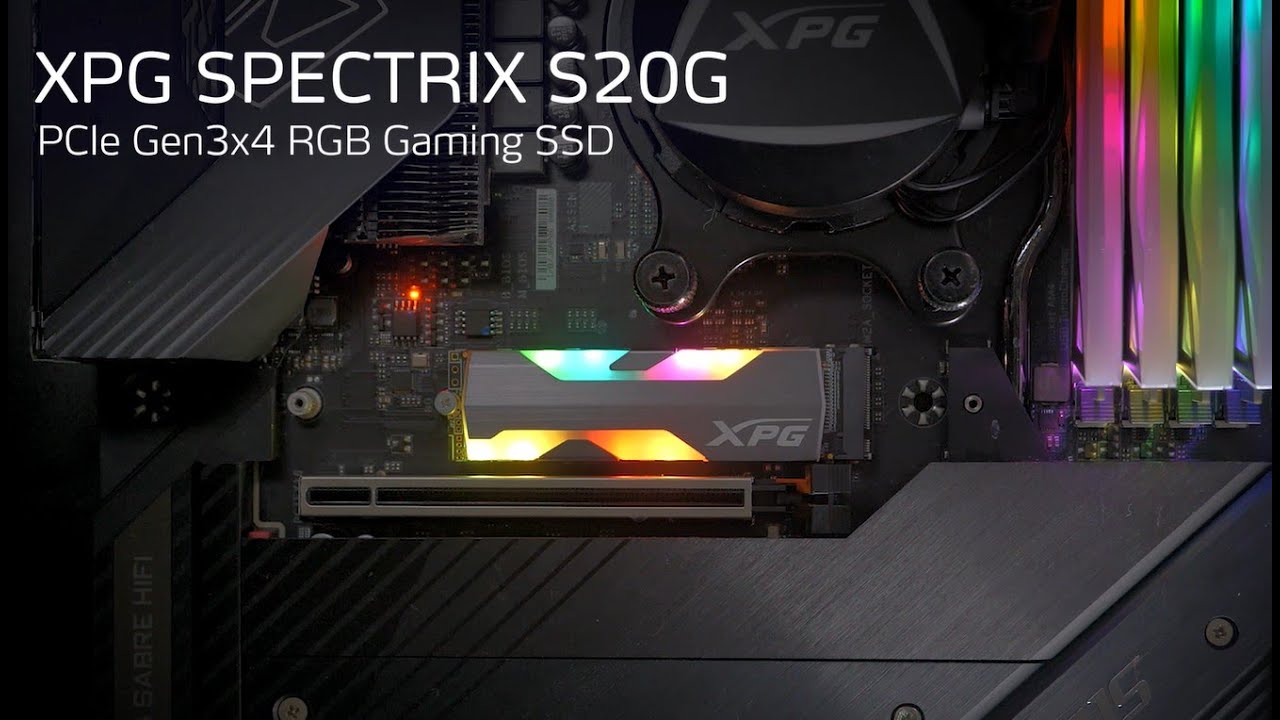 XPG SPECTRIX S20G PCIe Gen3x4 M.2 2280 RGB SSD