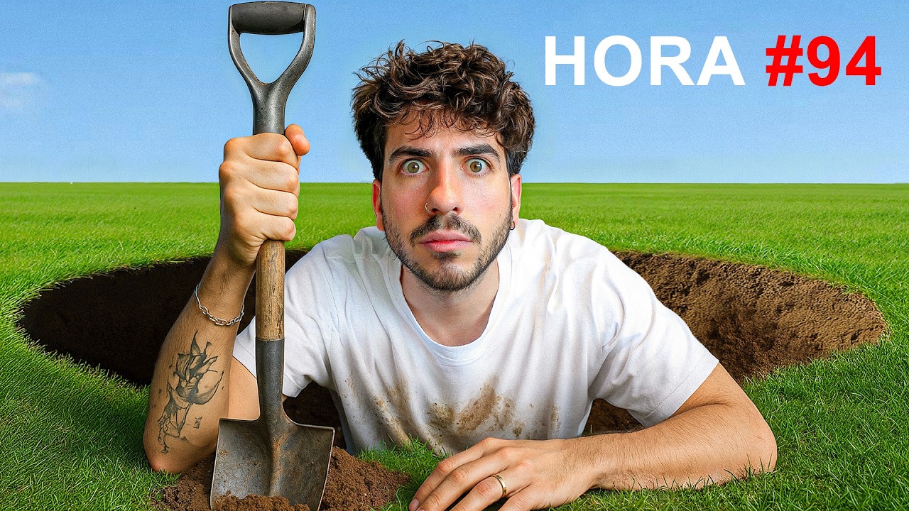 Pas&eacute; 100 horas haciendo un hoyo en mi casa.