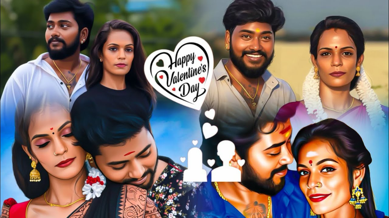 Happy lovers day my pondatti😍💋my 2 gift🤗en pondatti romba happy😍#madhandivya #truelove #trending 
