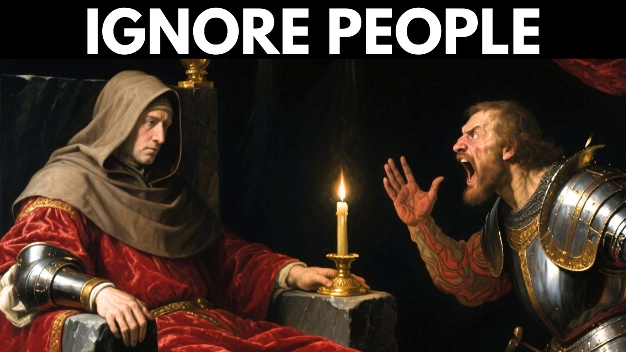 The power of IGNORING PEOPLE — Machiavelli Mindset