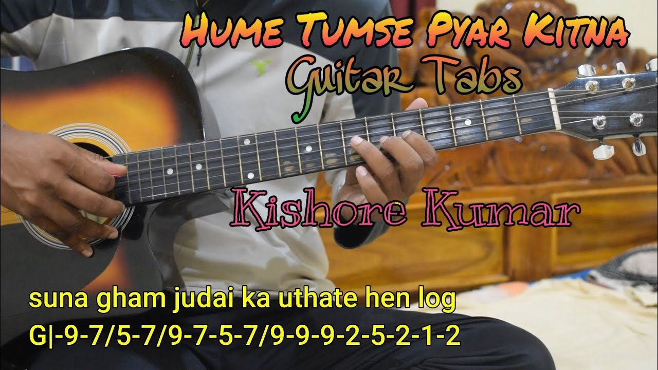 Hume Tumse Pyaar Kitna || Guitar Tabs || Guitar Lesson || Kishore Kumar