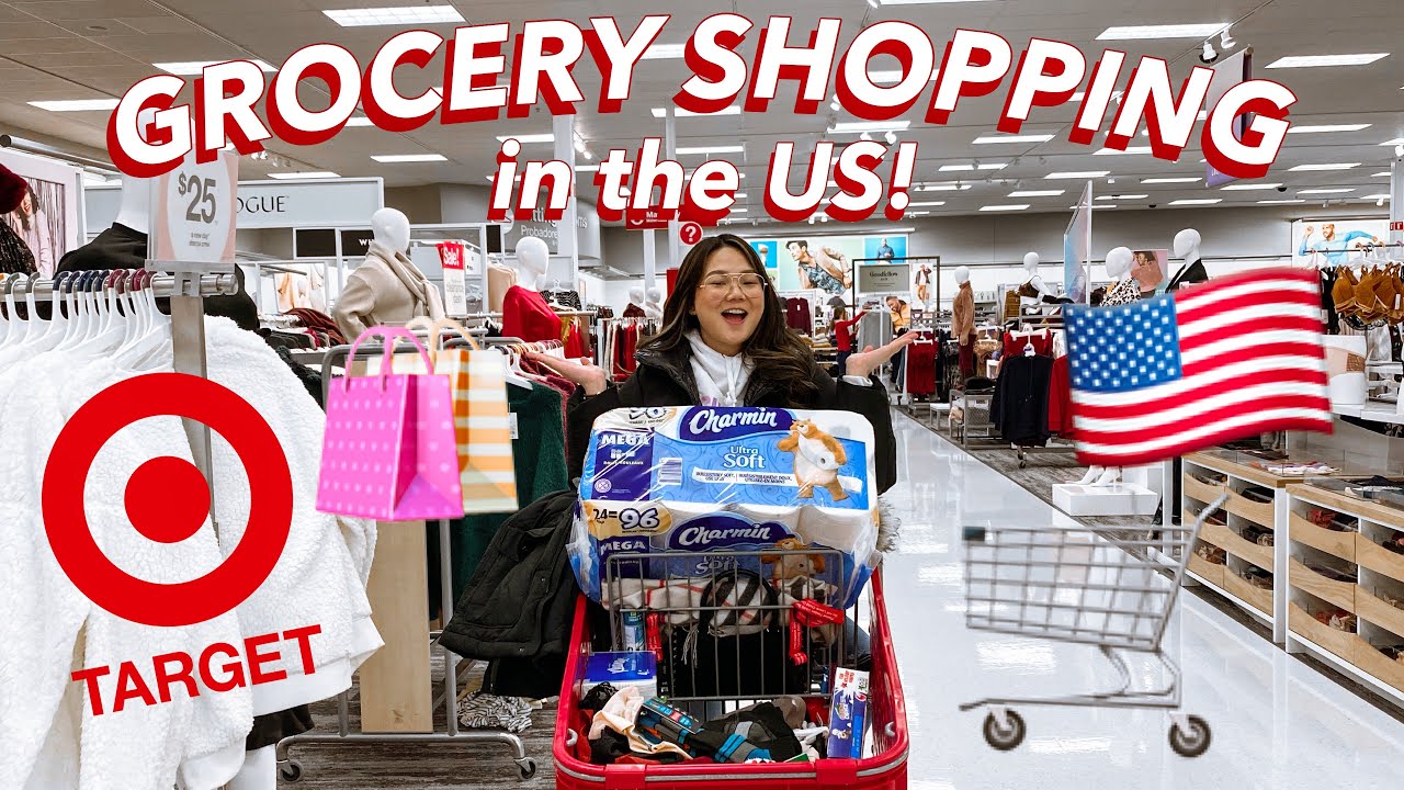 GROCERY SHOPPING IN THE US! | ASHLEY SANDRINE