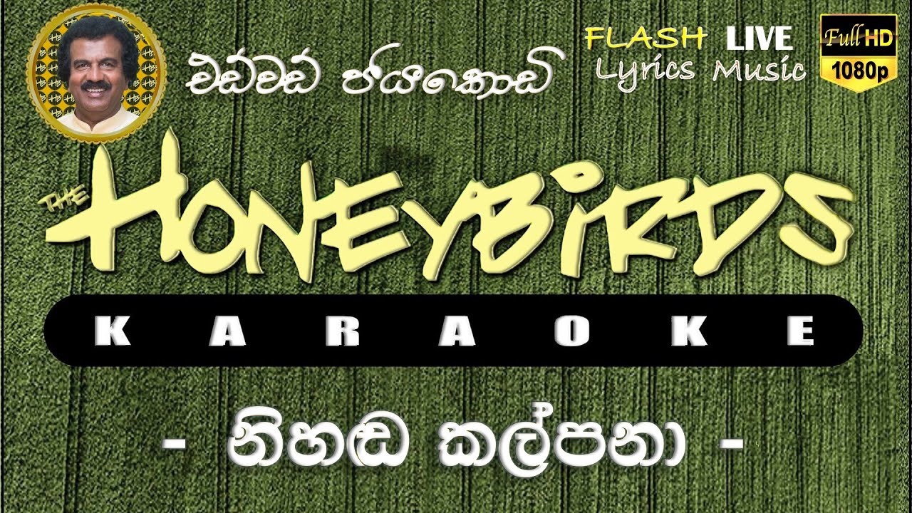 Nihada Kalpana Lowaka Thaniwela Karaoke (Without Voice) නිහඬ කල්පනා ලොවක තනිවෙලා කැරෝකේ