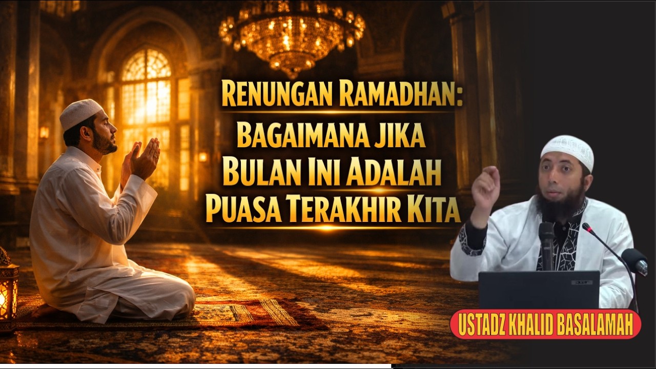 Bagaimana Jika Bulan Ini Adalah Ramadhan Terakhir Kita  | Ustadz Khalid Basalamah
