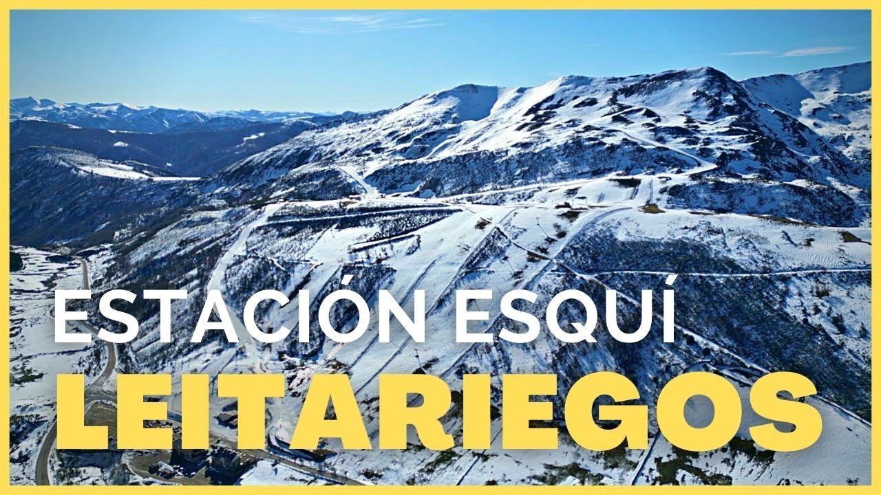 ESQUIANDO en LEITARIEGOS en 2023 | Estación de Esquí de Leitariegos