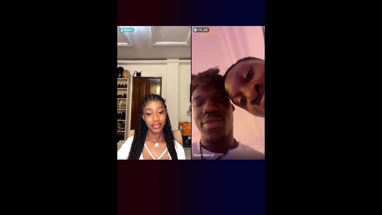 Kimi refuse faire un bisou à @Axel Merryl 😅😅 il quitte le direct 🤣🤣