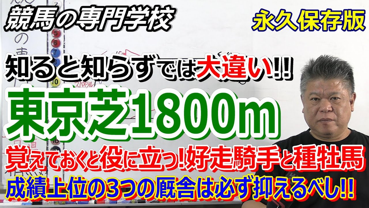 【競馬】東京競馬場 東京芝1800ｍの必ず知っておくべきこと【競馬の専門学校】