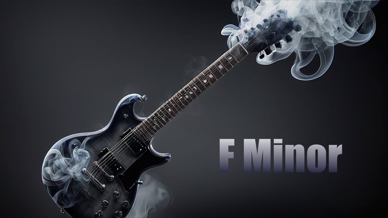 Dark Trap Beat Guitar Backing Track in F Minor