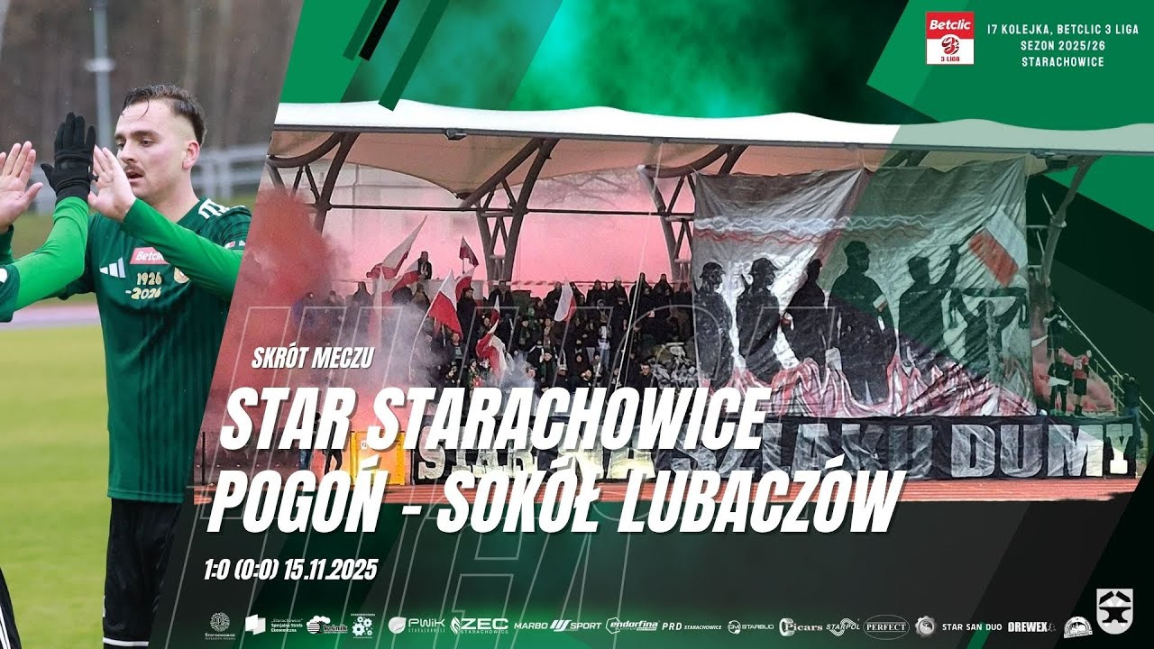 Star Starachowice - Pogoń Sokół Lubaczów 1:0 (0:0) 15.11.2025