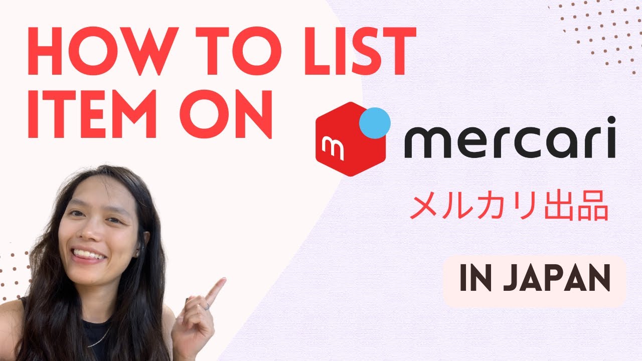 How to list/sell an item on Mercari in Japan (メルカリ出品）