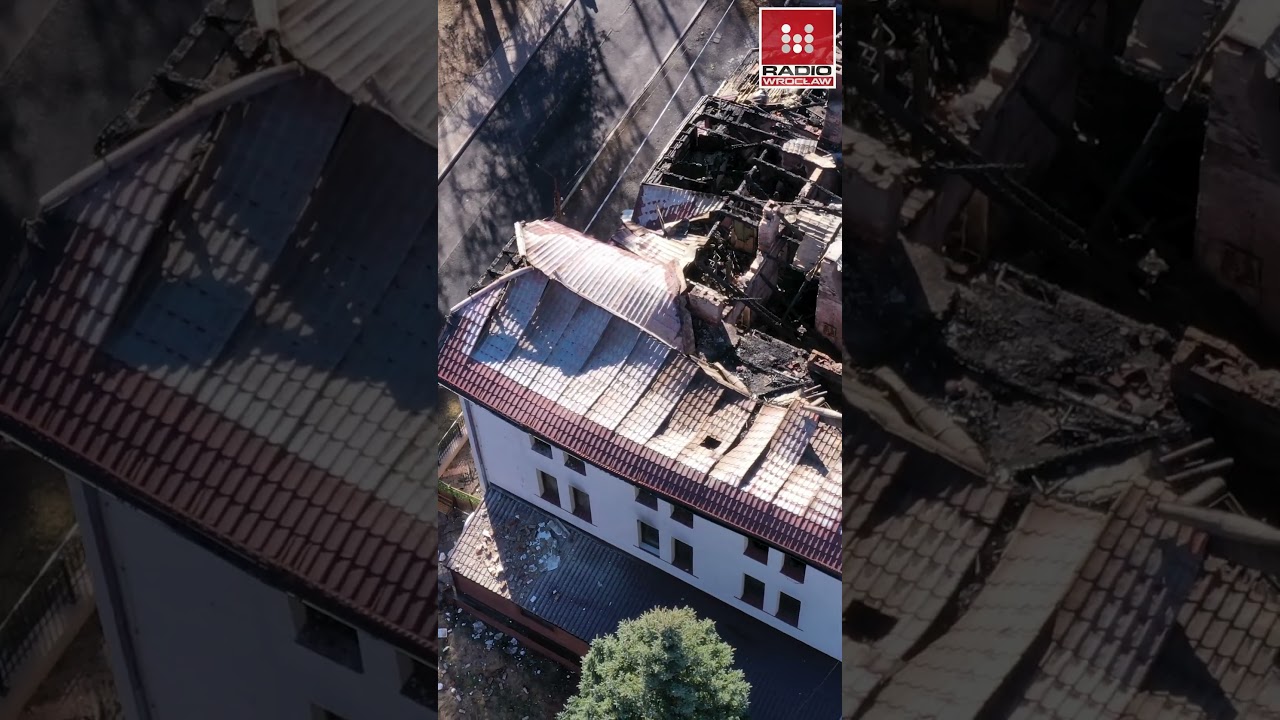 Spłonął dawny pensjonat w Świeradowie-Zdroju