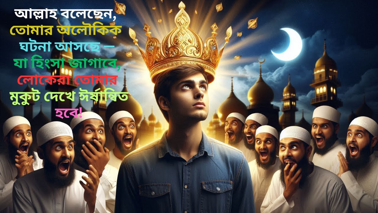 আল্লাহ বলেছেন, তোমার অলৌকিক ঘটনা আসছে — যা হিংসা জাগাবে, লোকেরা তোমার মুকুট দেখে ঈর্ষান্বিত হবে!