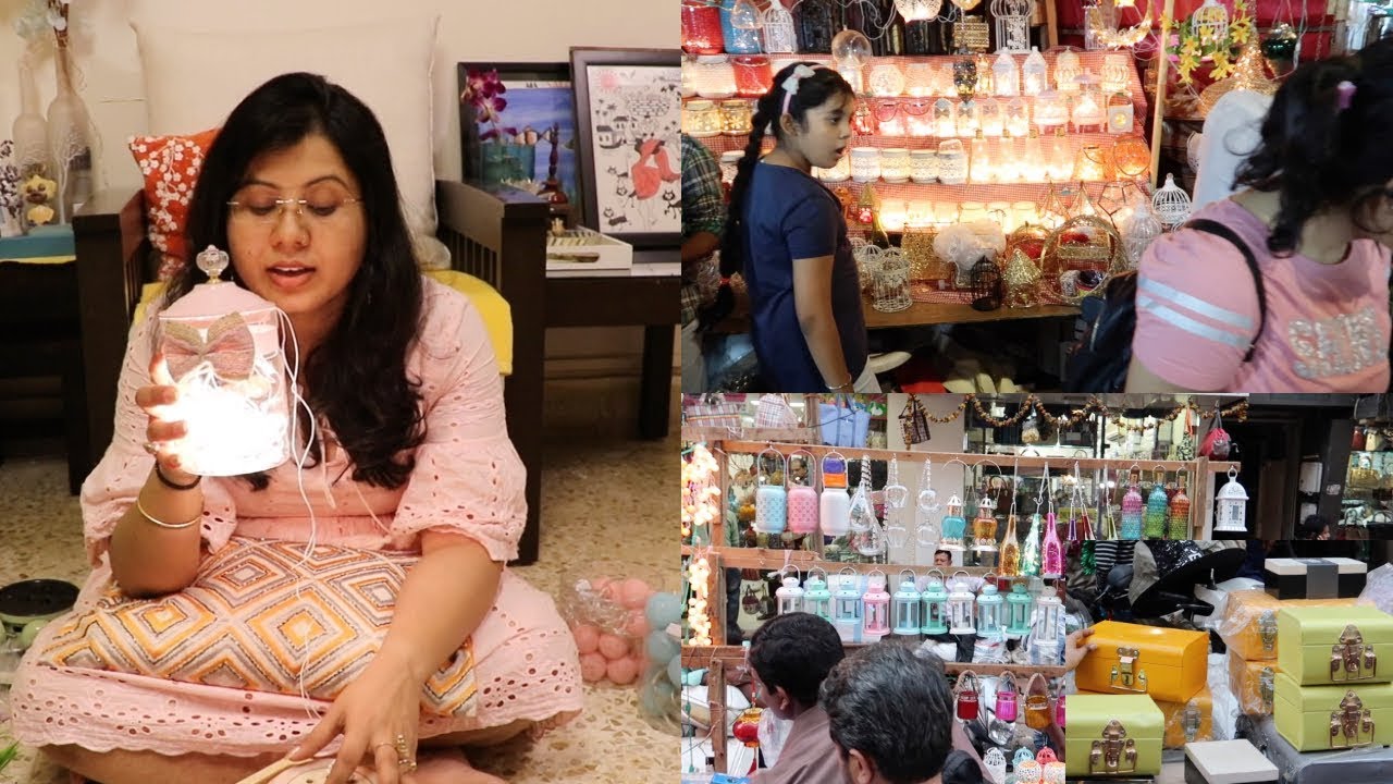 Diwali Shopping & Haul 2018 | Crawford Market Mumbai | Home Décor Items | Wholesale Rate | Maitreyee