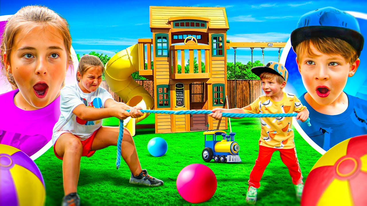 Ultimate Kids' Obstacle Course Adventure, Carnival Games & Ninja Challenges!