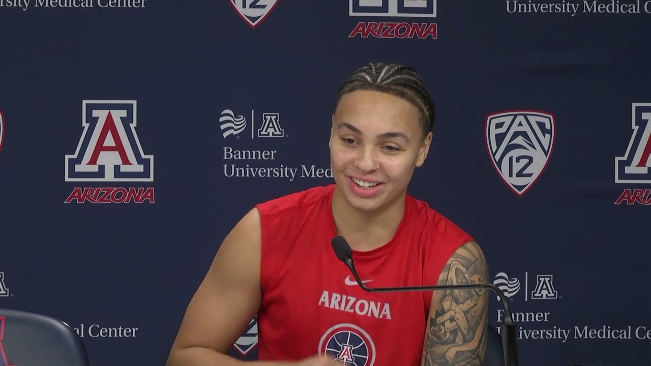 Arizona Women's Basketball Press Conference Jade Loville