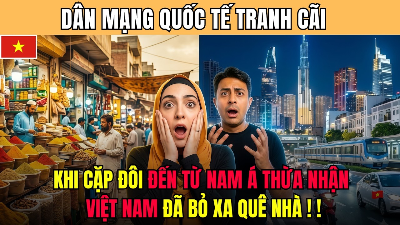 Cặp Đôi Nam Á Bất Ngờ Thừa Nhận Việt Nam Phát Triển Hơn Quê Nhà! Dân Mạng Quốc Tế Tranh Cãi