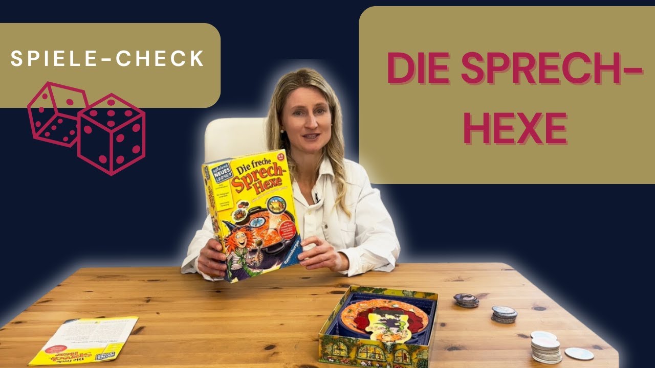 Spiel zur Sprachförderung. Die Sprech-Hexe (Sprechhexe). Reimen. Vorschule. Review.