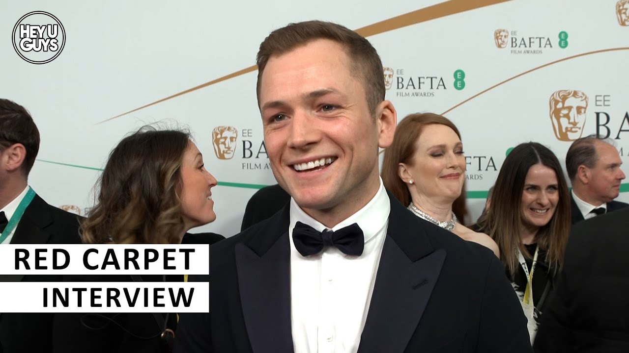 Taron Egerton  BAFTAs 2023 Red Carpet Interview - Black Bird, Rocketman, Sing