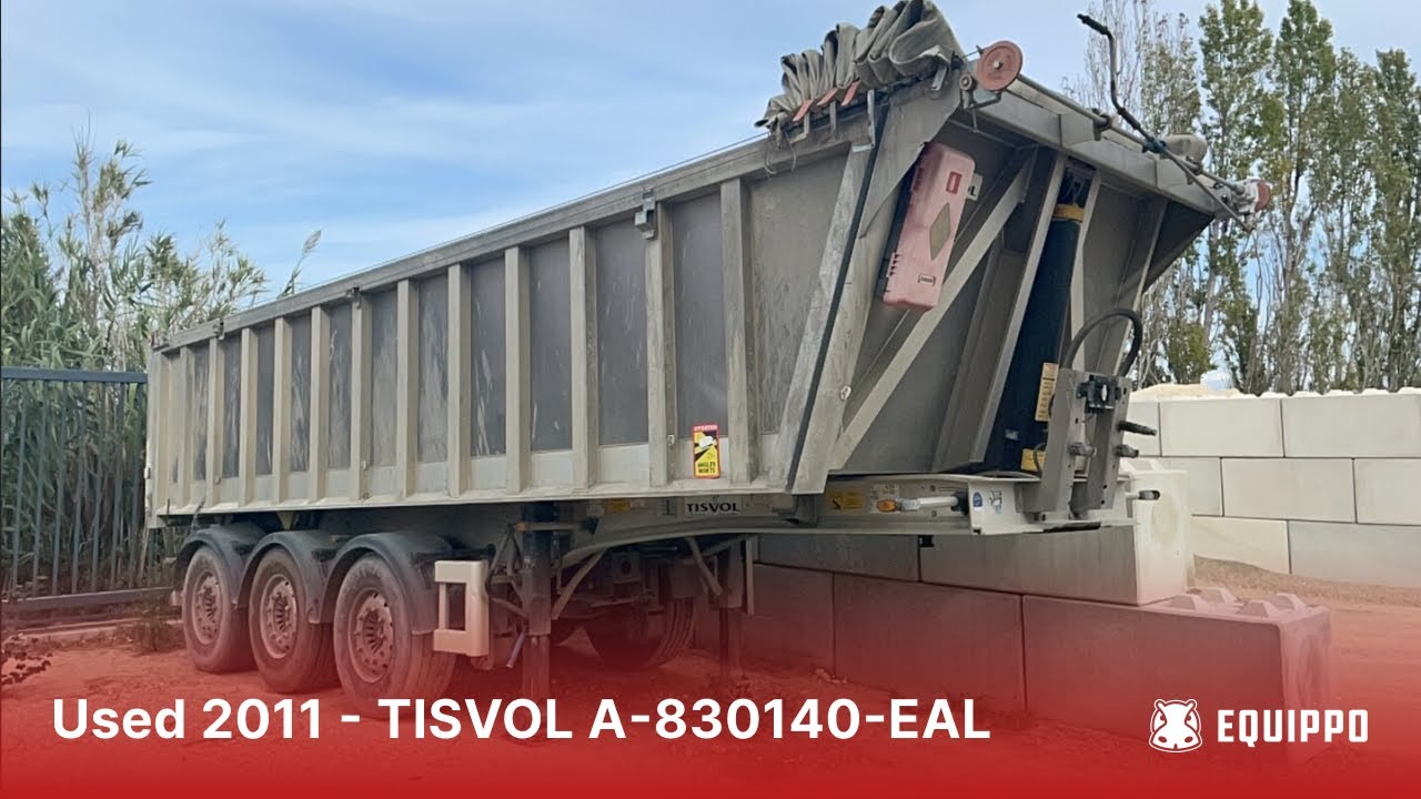 Used 2011 - TISVOL  A-830140-EAL | Used Trailer | equippo.com |