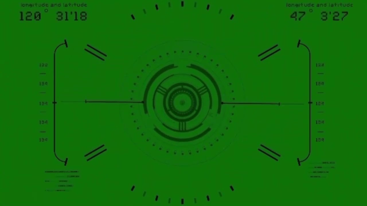 Target locked green screen