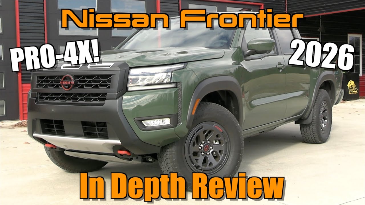 2026 Nissan Frontier PRO-4X: Start Up, Test Drive & In Depth Review
