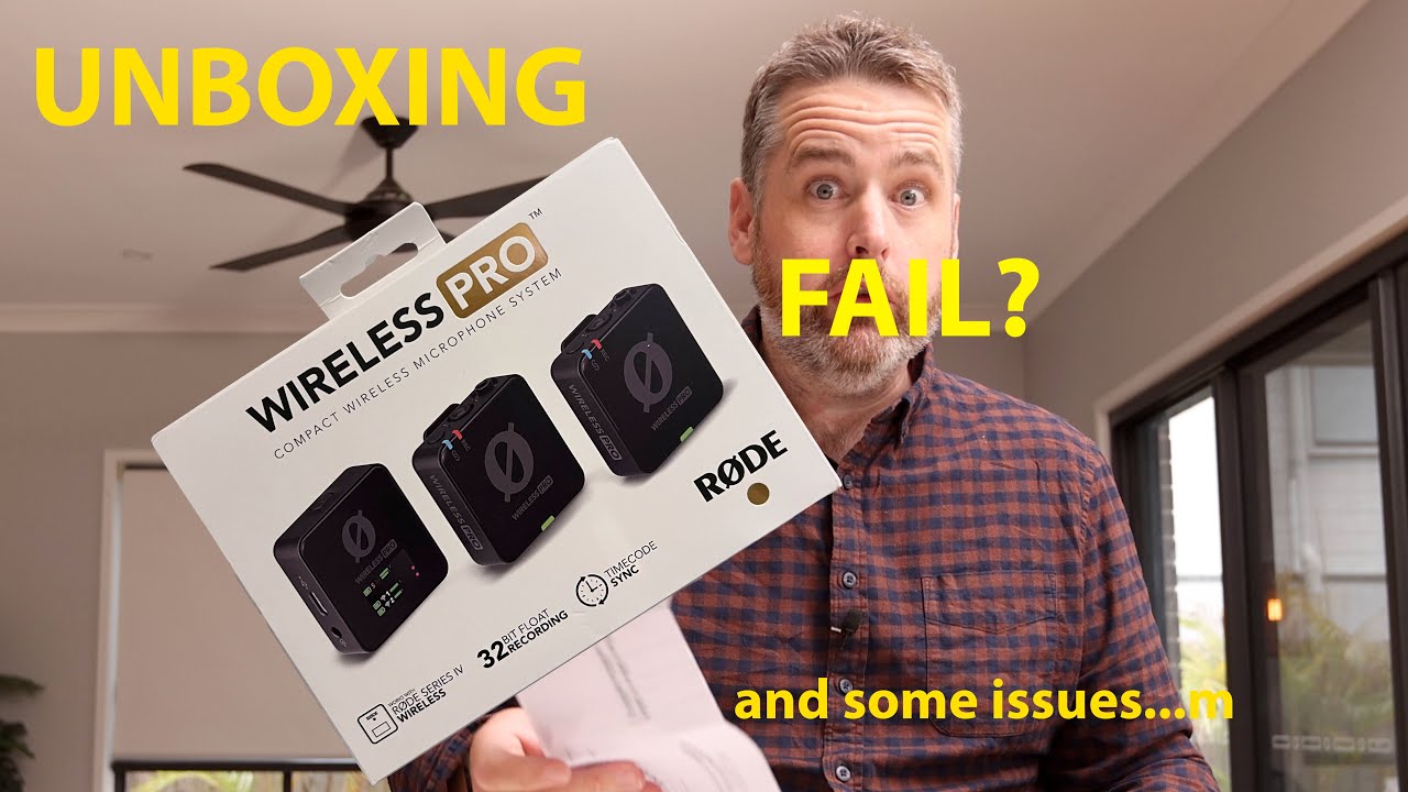 Unboxing the RODE Wireless PRO & a couple bugbears!!