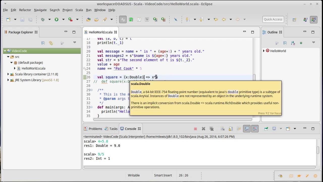 Lambda Expressions (Using Scala)