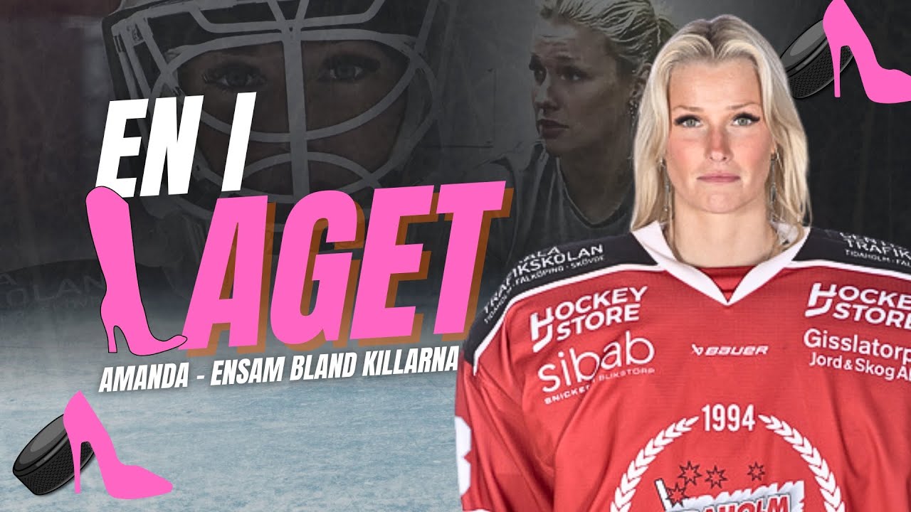 En i laget: Amanda ensam bland killarna
