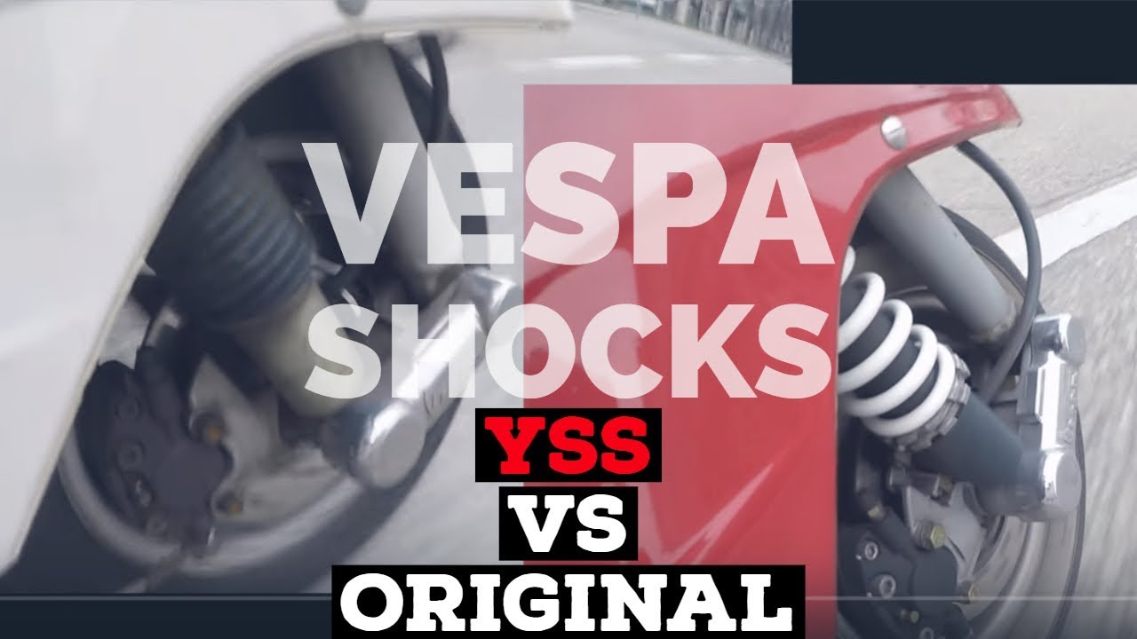 ORIGINAL vs YSS vespa SUSPENSION / FMPguides