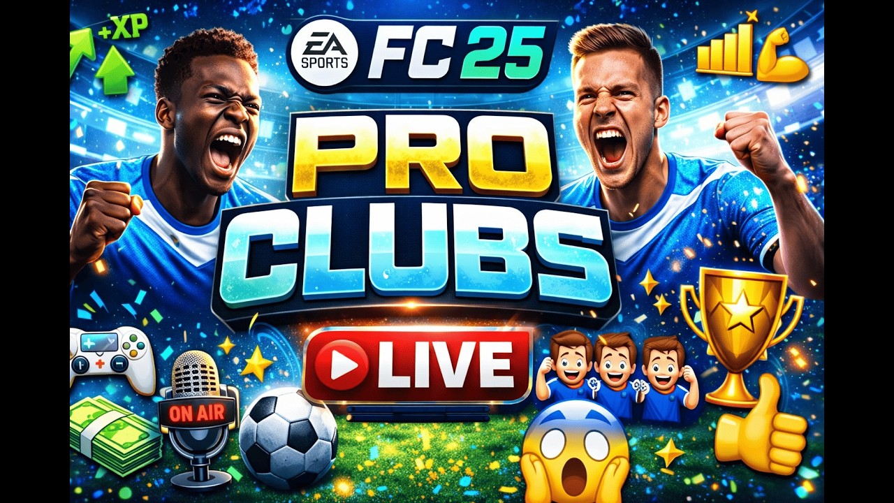 UNSTOPPABLE PRO CLUBS TEAM 😤🔥 | FC 25 LIVE