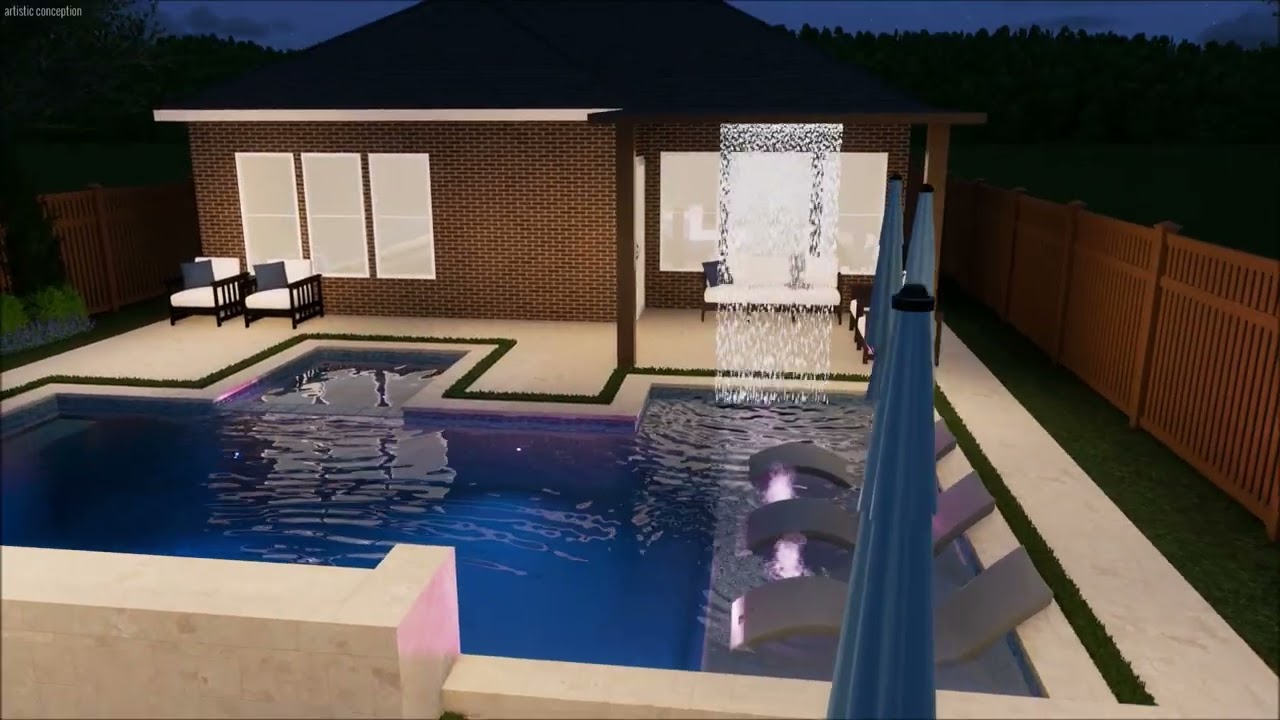 Baddour Family Pool V4 - by Chris McKay