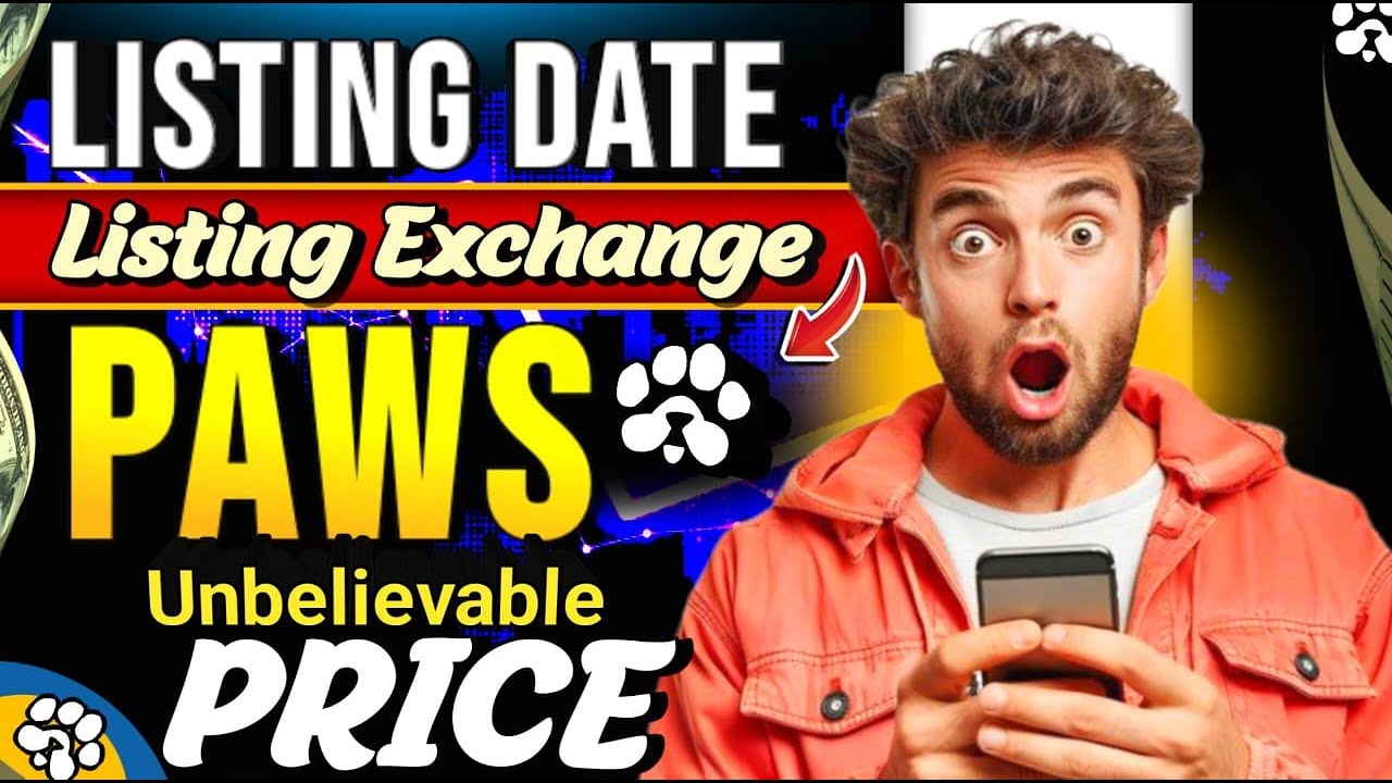 Paws Airdrop listing date | Paws Airdrop new update | Paws Airdrop claim on binance