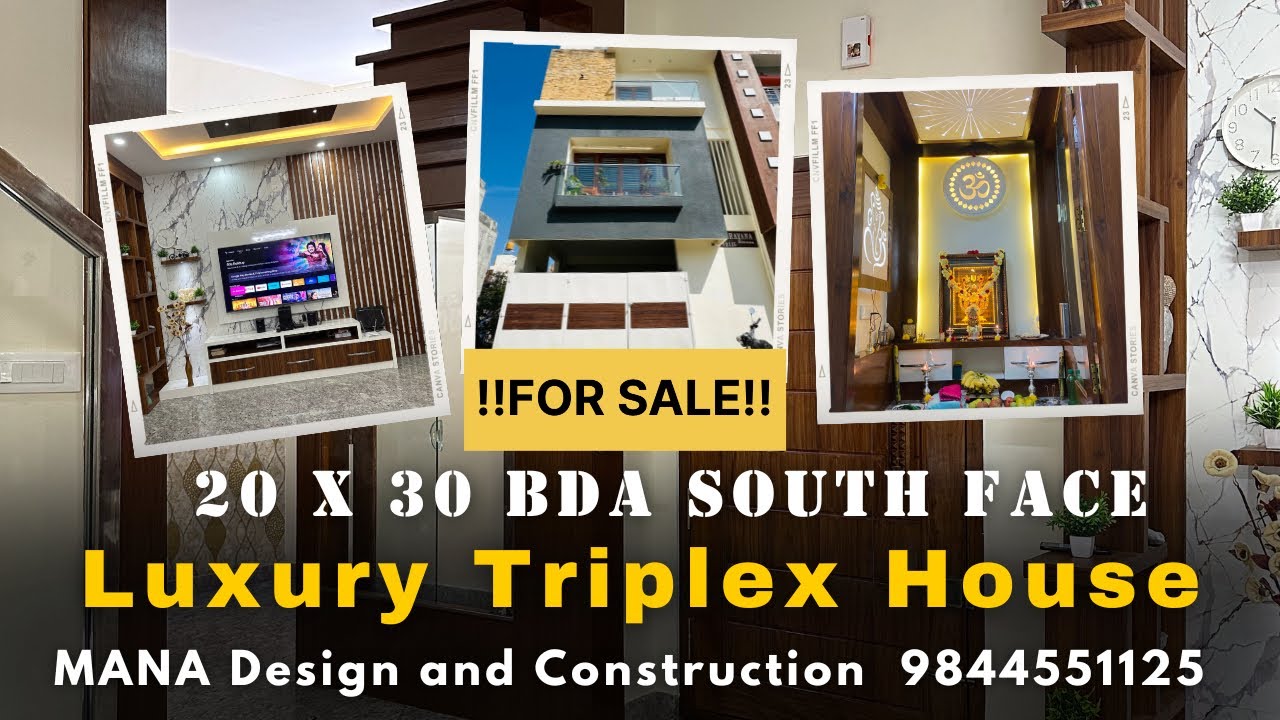 SOLD OUT | 20x30 DUPLEX HOUSE | SOUTH FACE  | KENGERI | KOMMAGATA | BENGALURU | SIR M V LAYOUT BDA