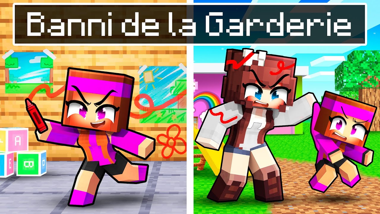 Anna est Banni de la Garderie sur Minecraft !