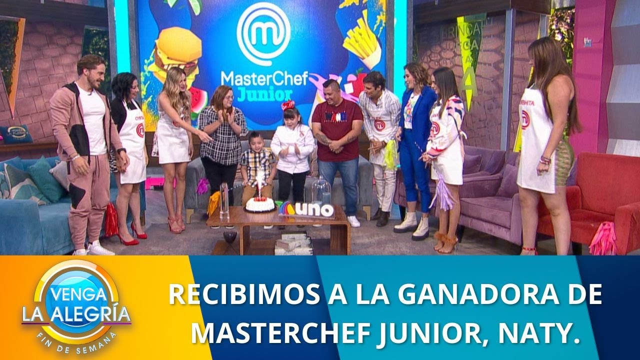 Recibimos a Naty ganadora de MasterChef Junior. | Programa 11 junio 2022 PARTE 1 | Venga La Alegría