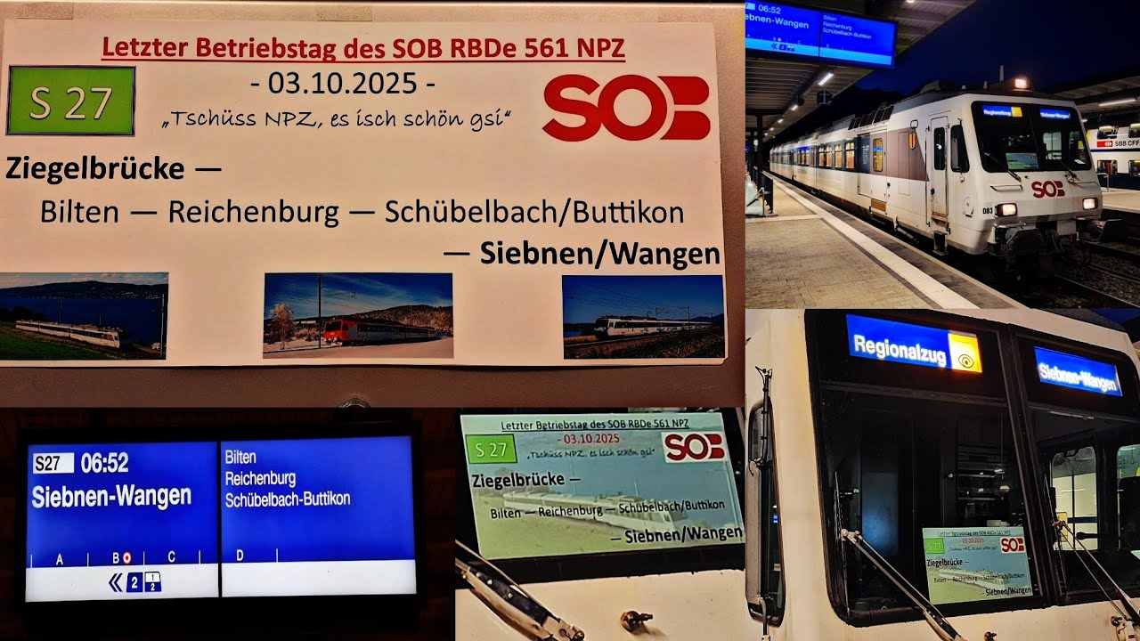 Abschied vo de SOB, NPZ (Neue Pendelzüge)