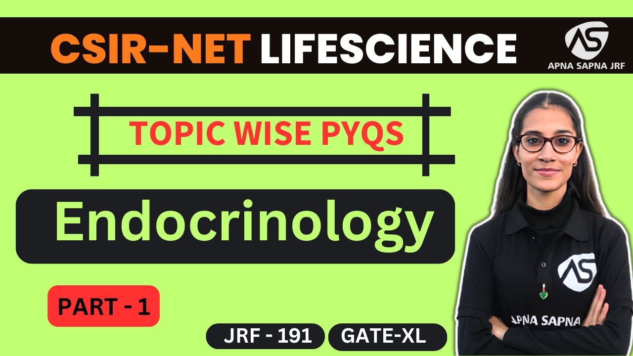 Endocrinology :- Topic wise PYQs Practice | Animal Physiology