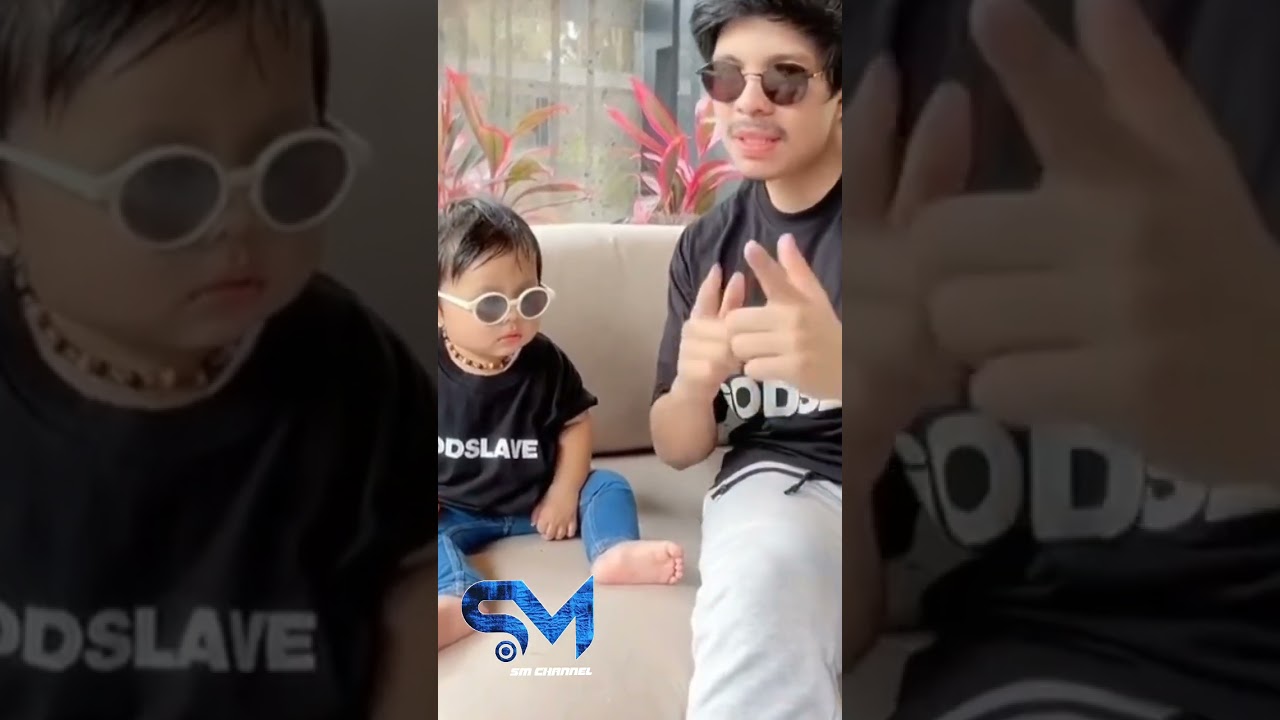 LUCUNYA AMEENA JOGET#atta halilintar aurel hermansyah