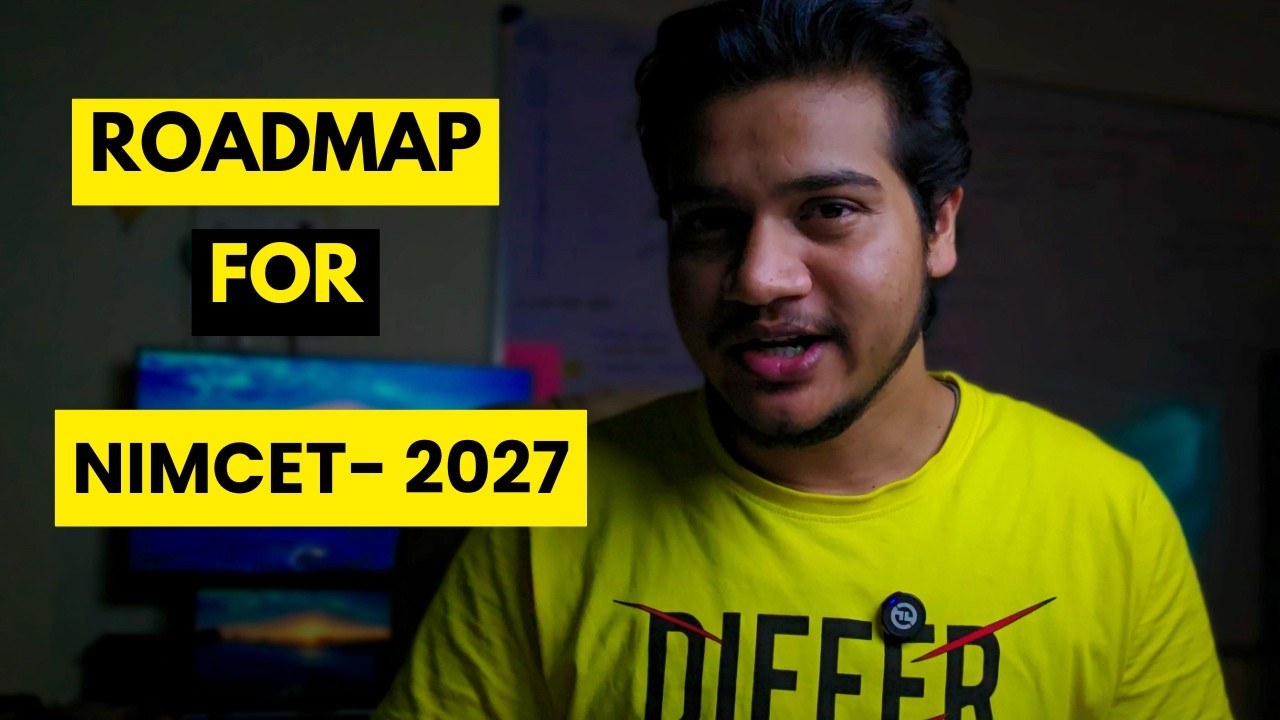 Roadmap for NIMCET 2027 #nimcet #preparation #mca