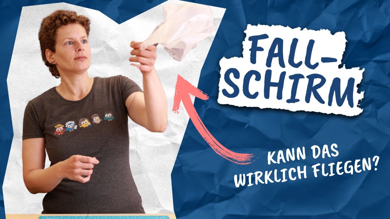 Fallschirm |  Forscherwerkstatt — Experimente für Kinder