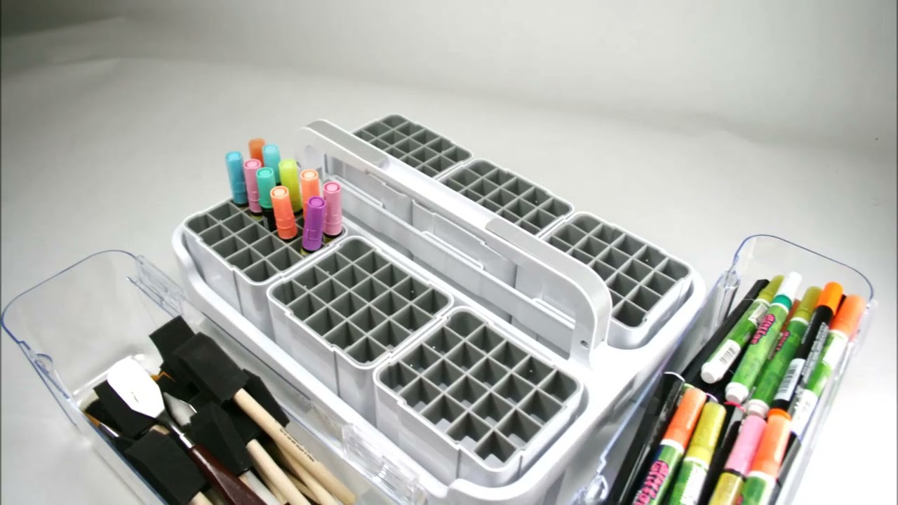 Interlocking Marker Organizer from Deflecto